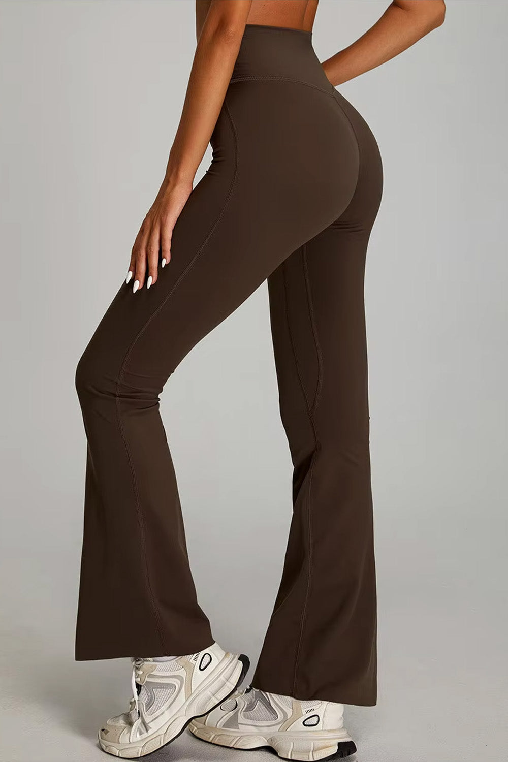 Flared Leggings "Cross V"