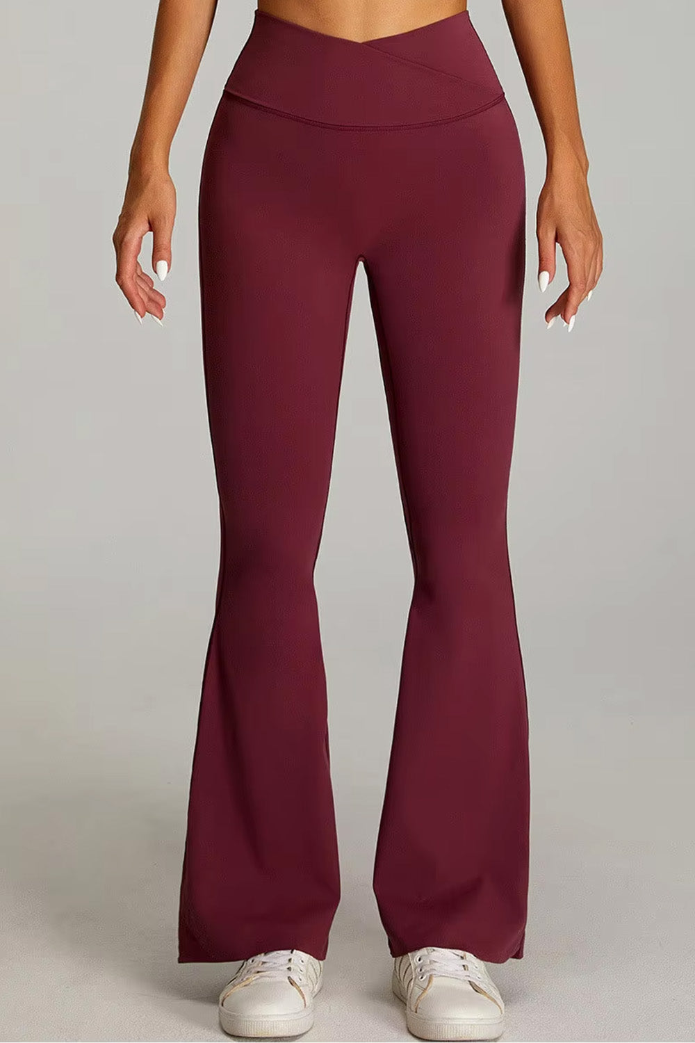 Flared Leggings "Cross V"