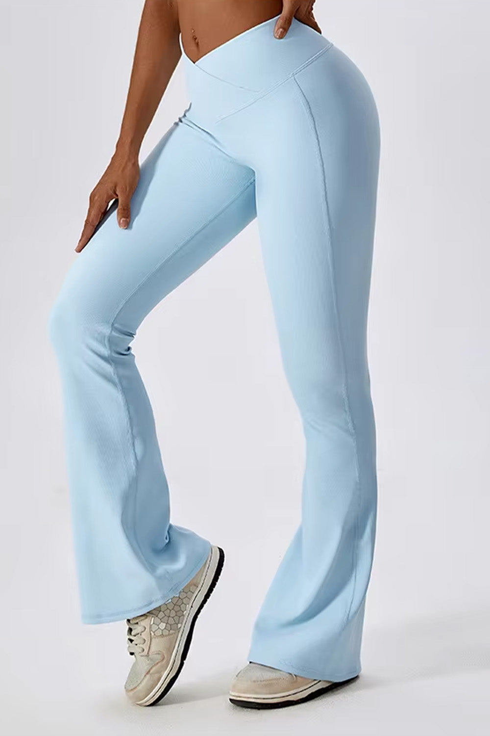 Flared Leggings "Ribbed"