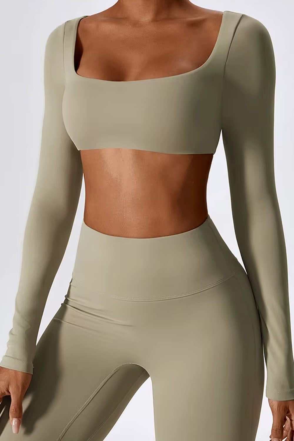 Flared "Reika" Long Sleeve Top