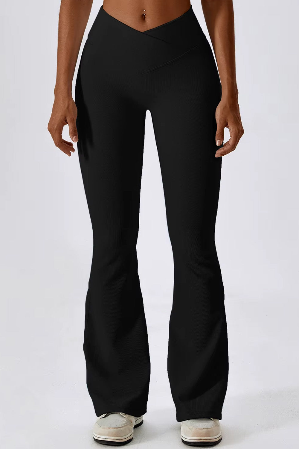 Flared Leggings "Ribbed"