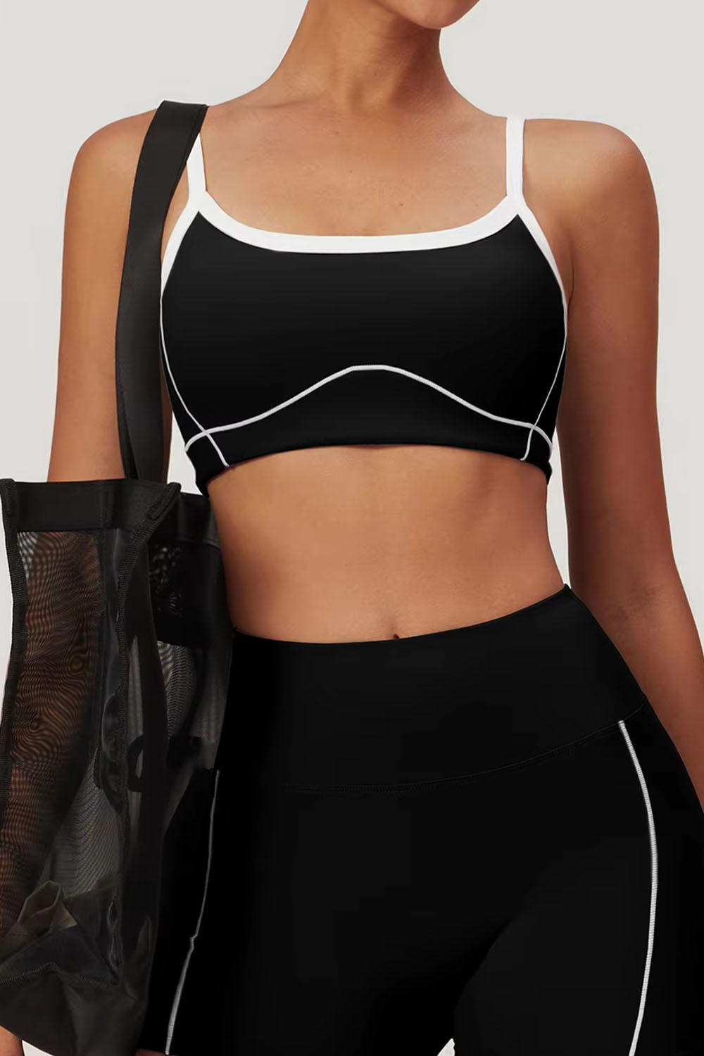 Flared "Line" Sport Bra