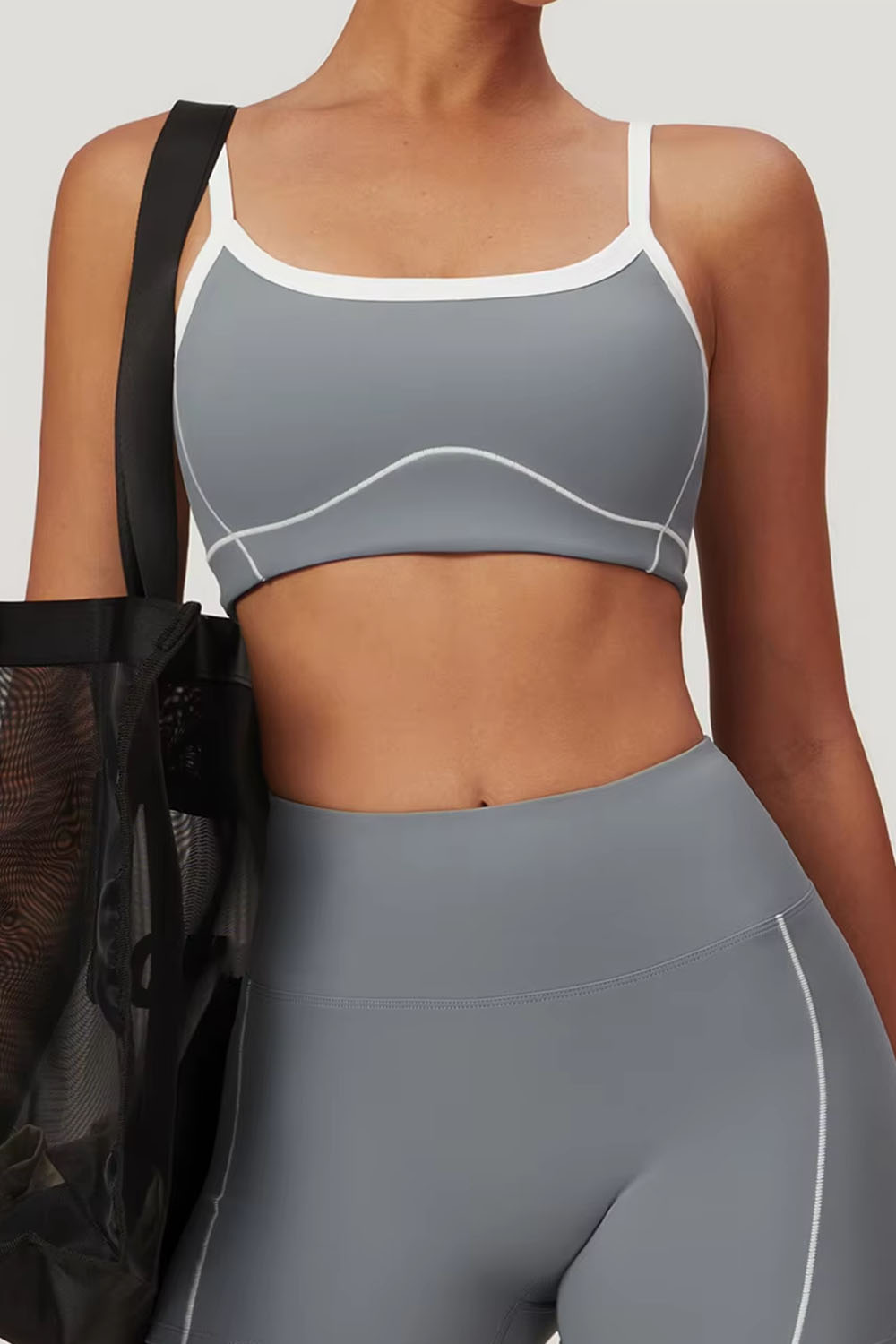 Flared "Line" Sport Bra