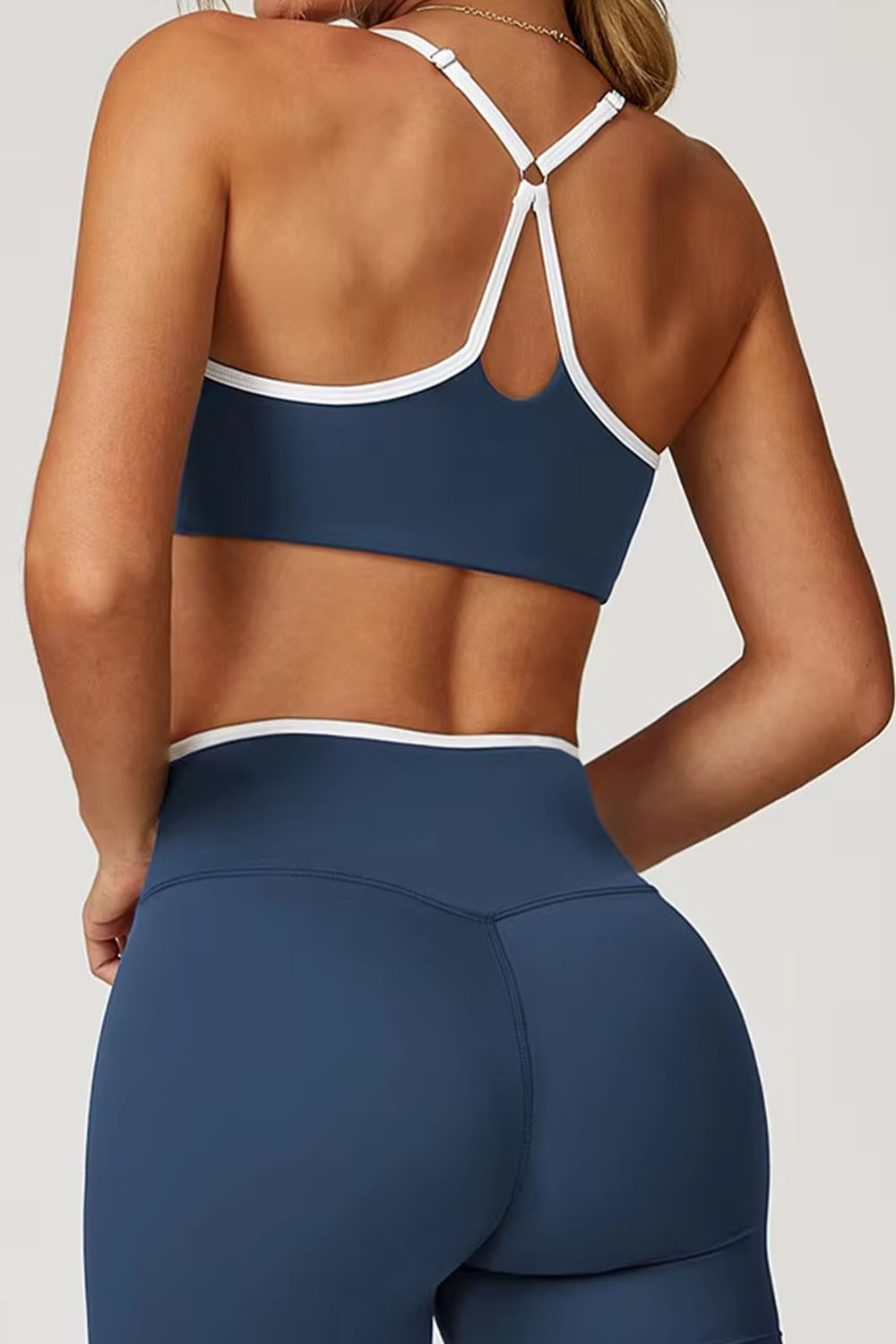 Flared "Linan" Yoga Crop Top
